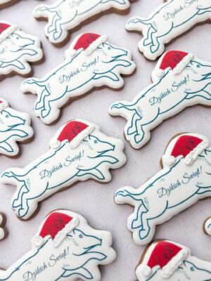 Logo firmy na zamówienie – ręcznie dekorowane Pierniki świąteczne dla firm