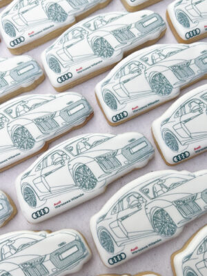 Personalizowane pierniki na zamówienie – ręcznie dekorowane pierniki firmowe Hula Ciacho