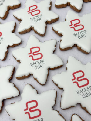 rezent świąteczny na zamówienie – ręcznie dekorowane pierniki firmowe Hula Ciacho