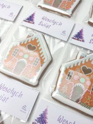 Piernik z logo na zamówienie - ręcznie dekorowane pierniki